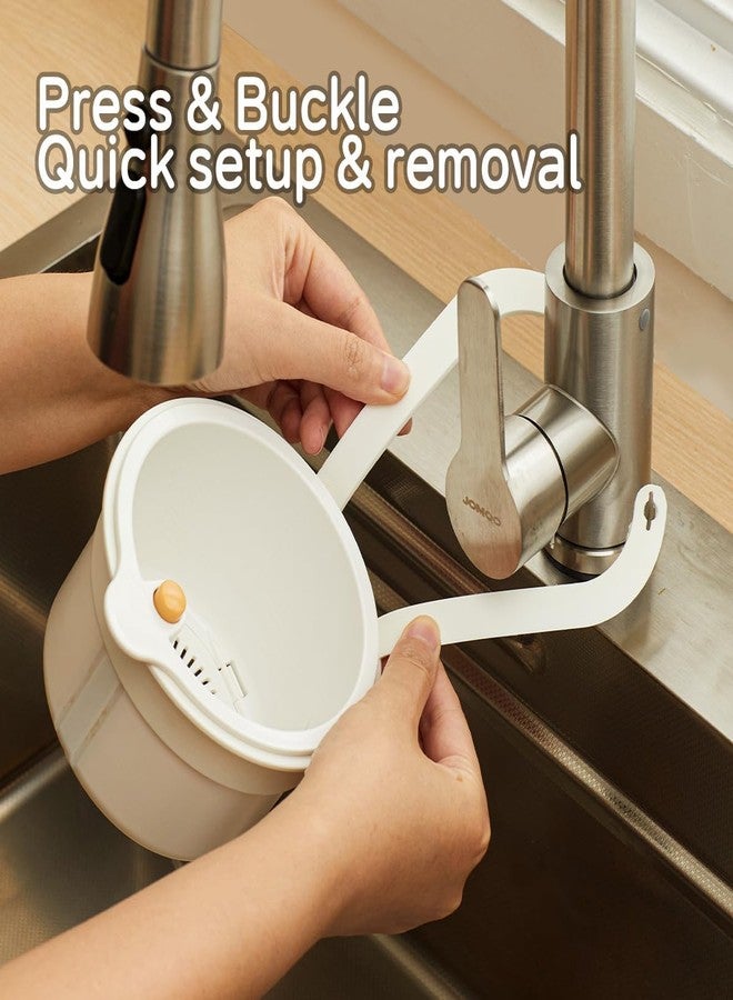LEMOZA Kitchen Sink Drain Basket, Double Layer Strainer Food Waste Filter Baskets,Hanging Sink Drains Holder,Detachable Strain Basket, Easy to Clean - Image 5