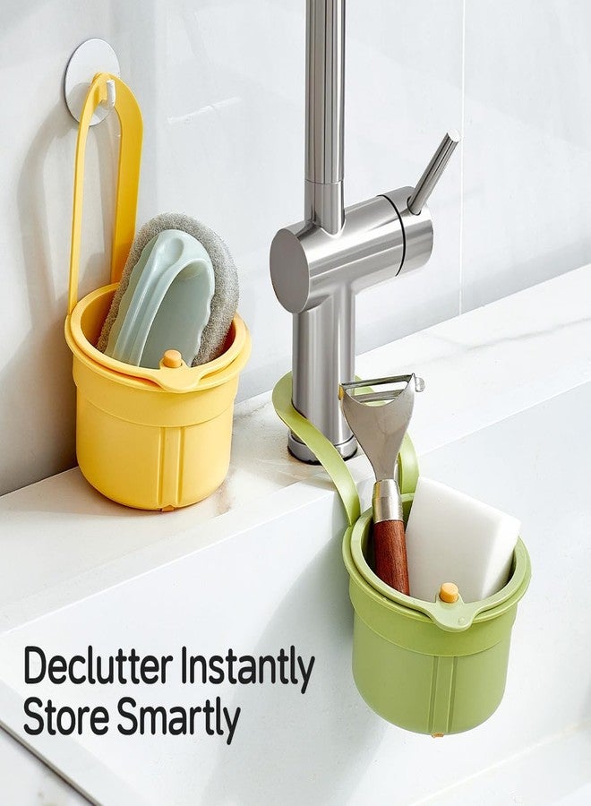 LEMOZA Kitchen Sink Drain Basket, Double Layer Strainer Food Waste Filter Baskets,Hanging Sink Drains Holder,Detachable Strain Basket, Easy to Clean - Image 4