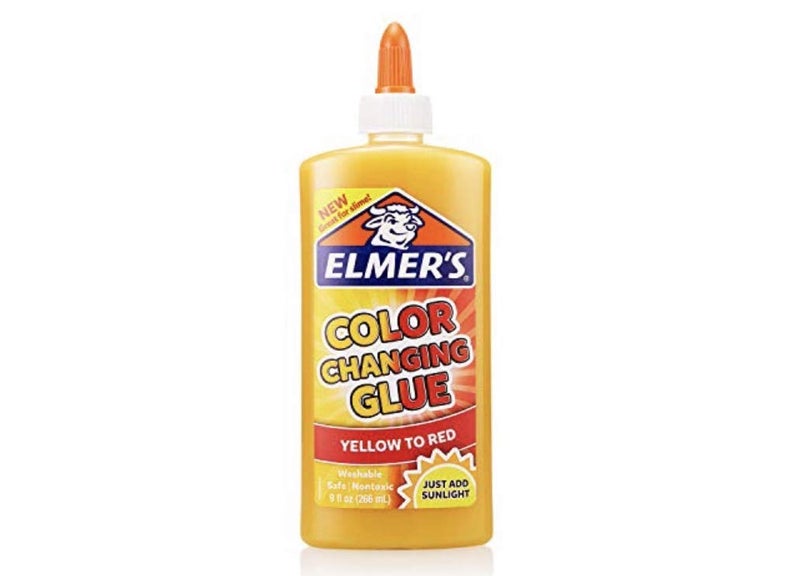 Sanford Elmer's Color Changing School Glue, 5 Ounces, Yellow to Red - Image 1