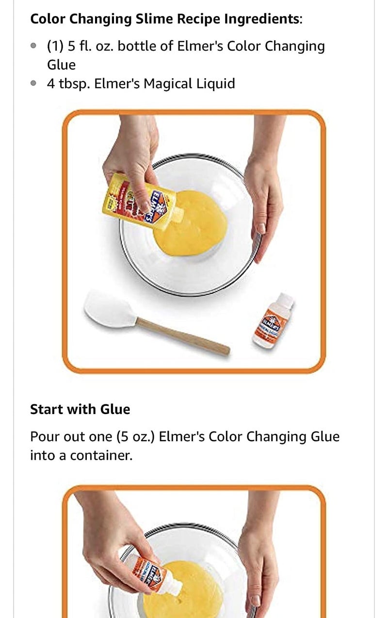 Sanford Elmer's Color Changing School Glue, 5 Ounces, Yellow to Red - Image 5