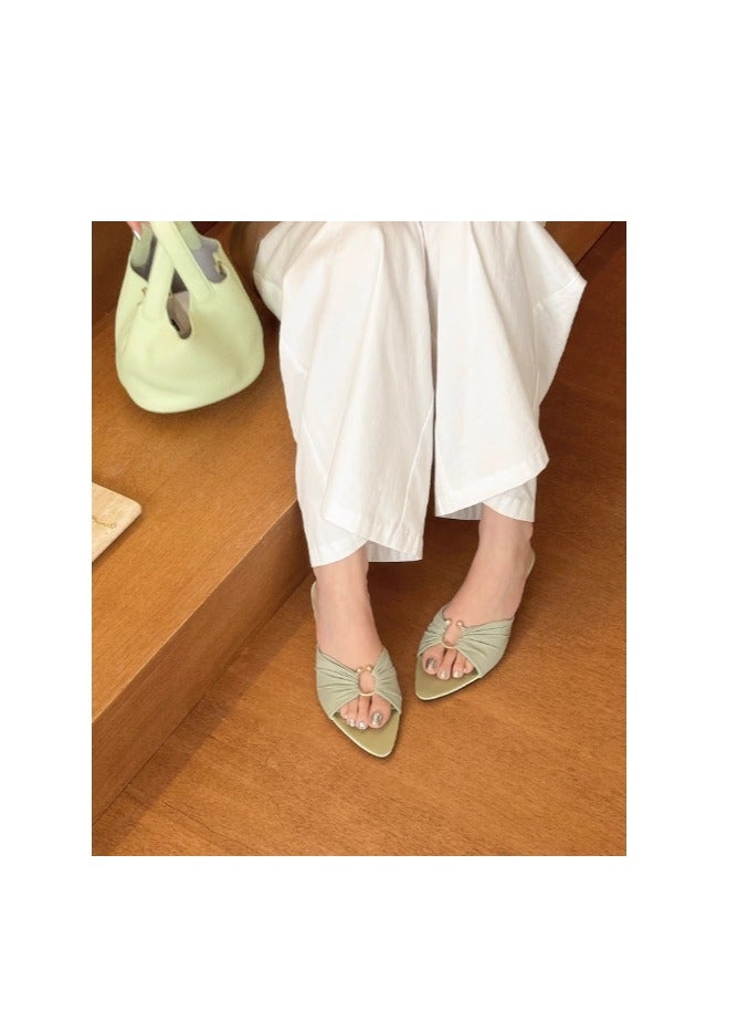 Elegant And Versatile Slippers With Exposed Toes - Image 5