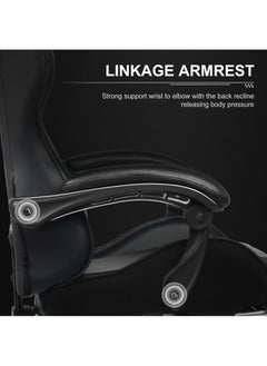 Lesha Gaming Chair, Big and Tall Gamer Chair, Racing Style Adjustable Swivel Office Chair, Ergonomic Video Game Chairs with Headrest and Lumbar Support  - Image 5