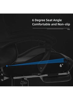 Lesha Gaming Chair, Big and Tall Gamer Chair, Racing Style Adjustable Swivel Office Chair, Ergonomic Video Game Chairs with Headrest and Lumbar Support  - Image 4