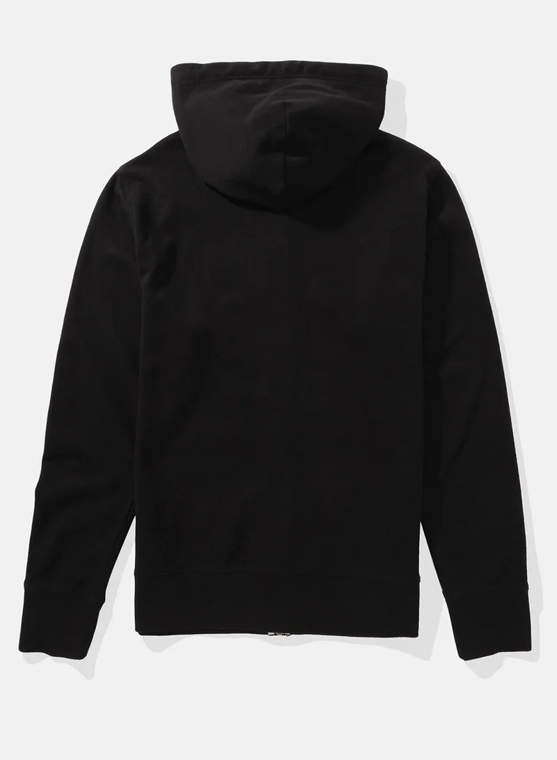 امريكان ايجل Graphic Pocket Deatiled Drawstring Pullover Hoodie