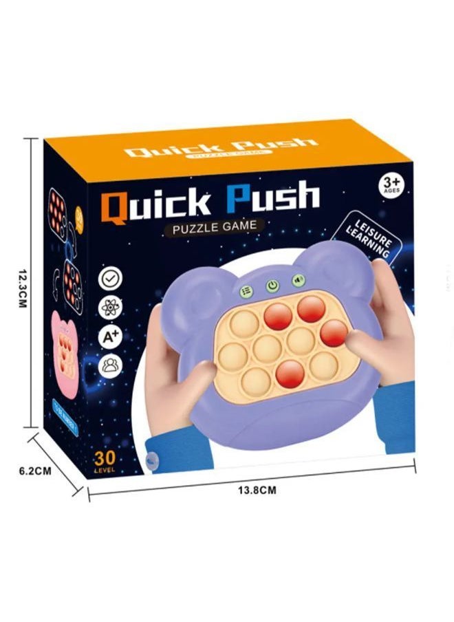 Generic Pop Quick Push Game Console Series Toys for Kids - Green  - Image 3