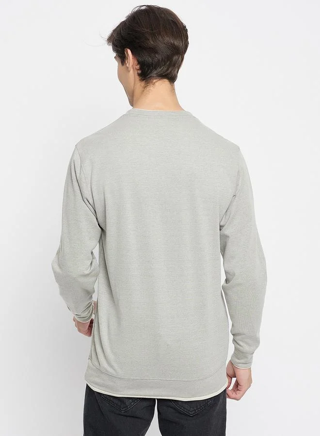 DUKE Round Neck California Print Sweatshirt by Styli