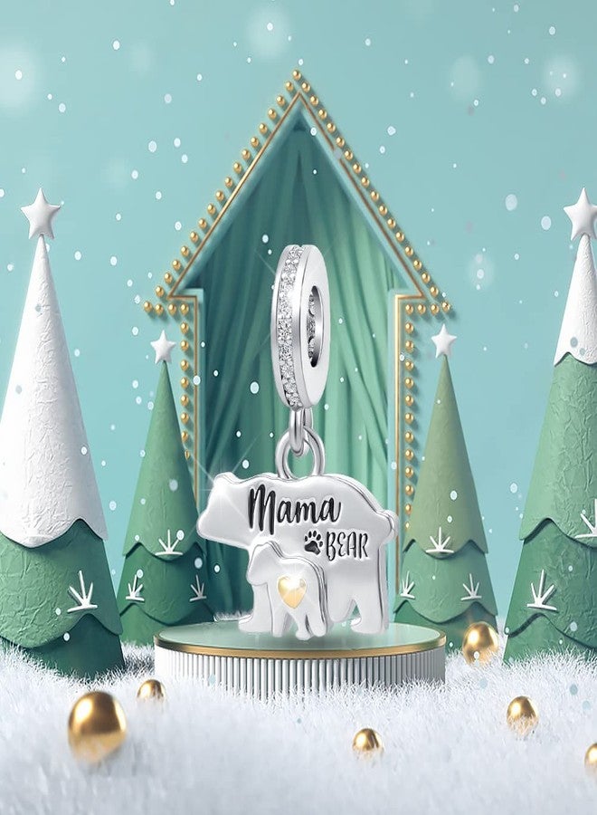 QeenseKc خرزة حب الأم من كوينسك، خرزة على شكل دب، متوافقة مع سوار باندورا - Image 2