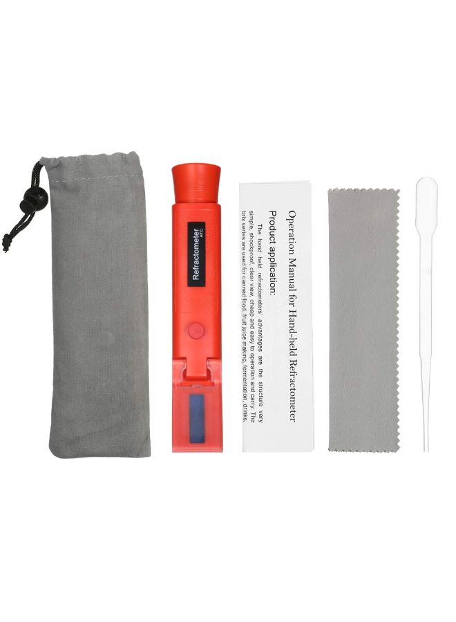 Handheld ATC Seawater Salinity Refractometer Red 155 x 28 xmm - Image 4
