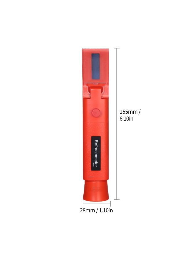Handheld ATC Seawater Salinity Refractometer Red 155 x 28 xmm - Image 3
