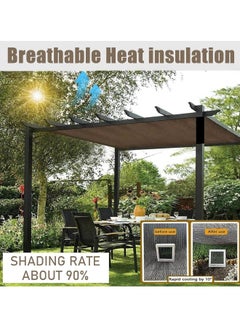 Generic Outdoor Sunshade Net Encrypted Thickened Wrapped Perforated 3X4M Sunshade And Sun Protection Net  - Image 5