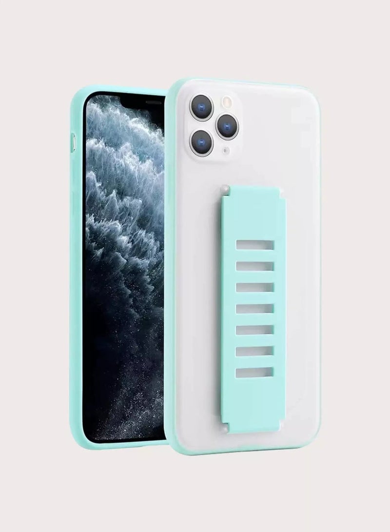 1pc Contrast Frame Hand Strap Case Compatible With iPhone  - Image 1