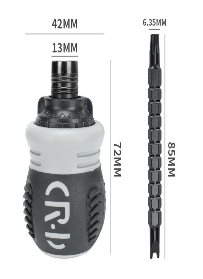 Generic Labor-saving ratchet set 13-in-1 mini taper telescopic and labor-saving Industrial-grade screwdriver  - Image 1