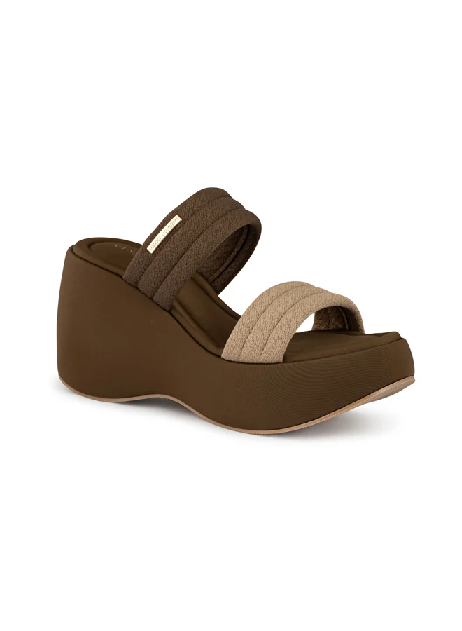 Women Multi Strap Wedge Sandals