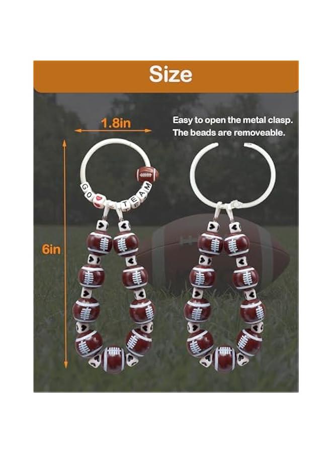 Arabest Ball Sports Bogg Bag Charms, Ball Beads Bogg Bag Accessories Bogg Charms, Rubber Tote Bag Accessories, Charms for Bogg Bag, Simply Southern Tote and Beach Tote Bag - Image 2