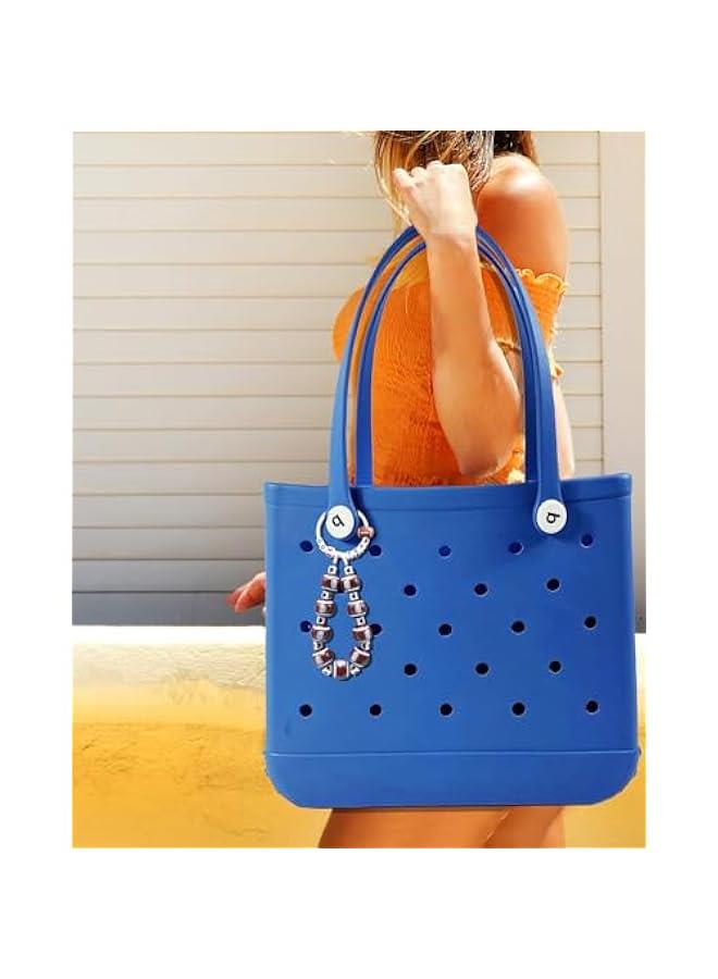 Arabest Ball Sports Bogg Bag Charms, Ball Beads Bogg Bag Accessories Bogg Charms, Rubber Tote Bag Accessories, Charms for Bogg Bag, Simply Southern Tote and Beach Tote Bag - Image 4