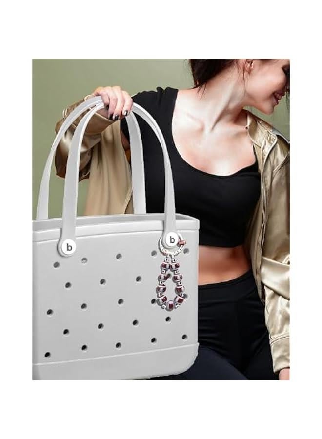 Arabest Ball Sports Bogg Bag Charms, Ball Beads Bogg Bag Accessories Bogg Charms, Rubber Tote Bag Accessories, Charms for Bogg Bag, Simply Southern Tote and Beach Tote Bag - Image 5