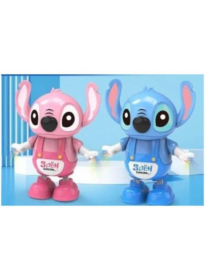 Stitch Dancing Toy with Colorful Lights and Real Motion Recording (Blue) - Image 2