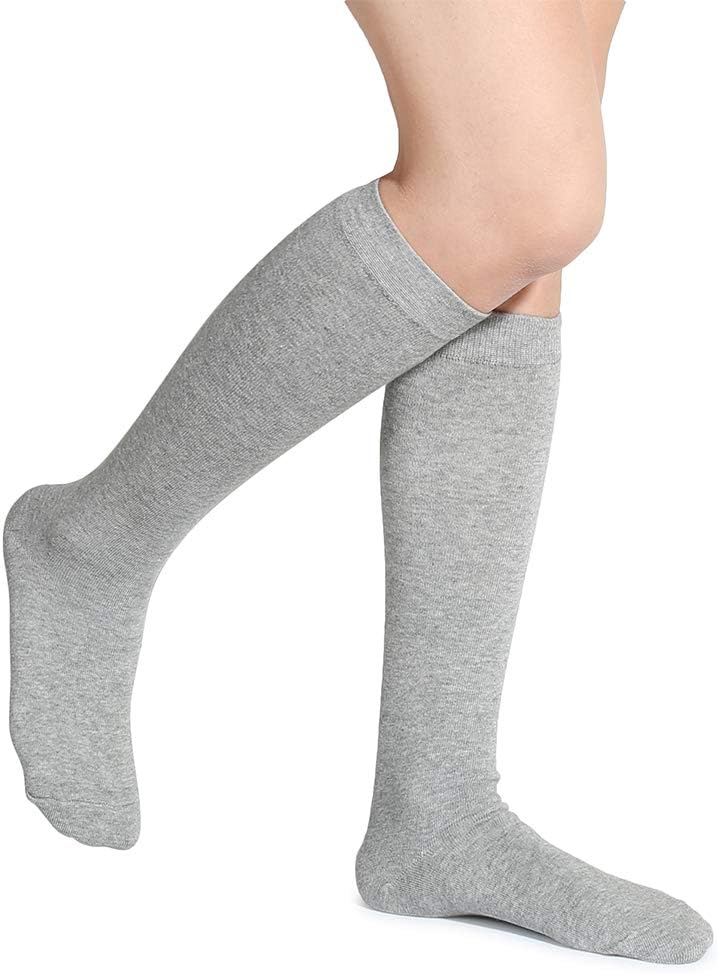 Leotruny 3 Pairs Women's Cotton Opaque Knee High Socks - Image 3