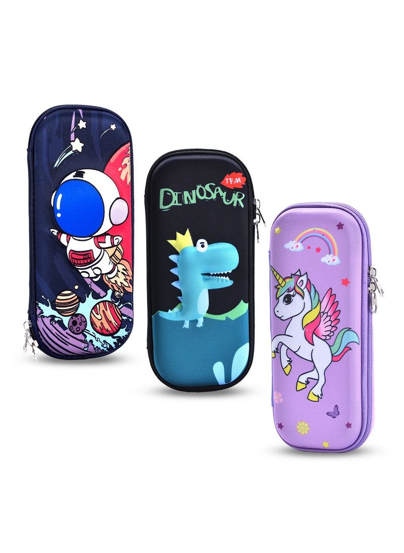 Eazy Kids - Eazy Kids 3D Astronaut Pencil Case-blue - Image 1