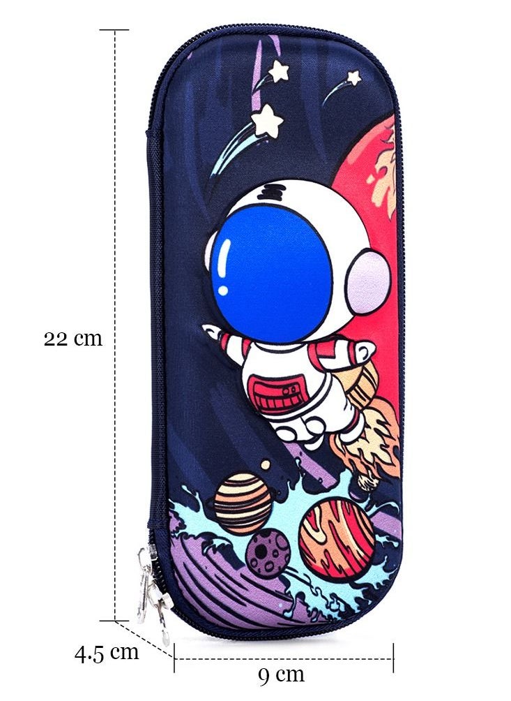 Eazy Kids - Eazy Kids 3D Astronaut Pencil Case-blue - Image 1