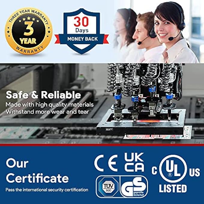 rayihni كابل طاقة شاشة LG 19V لشاشة LG 22MK600M 22MK400H 24EN33TW 25UW64 25UM58 27UN83A IPS236V 29UM69G 32UN88A 32LH510B 34WP500; شاحن طاقة بار صوتي لشاشة تلفاز سامسونج - Image 3