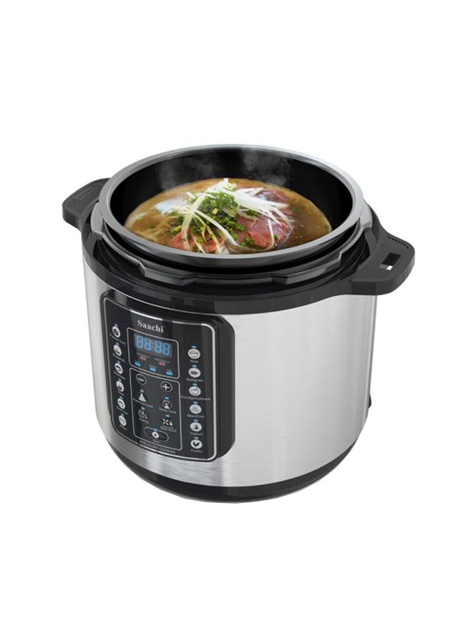 Saachi 16 In 1  Multi Function Pressure Cooker 8 L 1300 W NL-PC-5303-SV Silver - Image 3