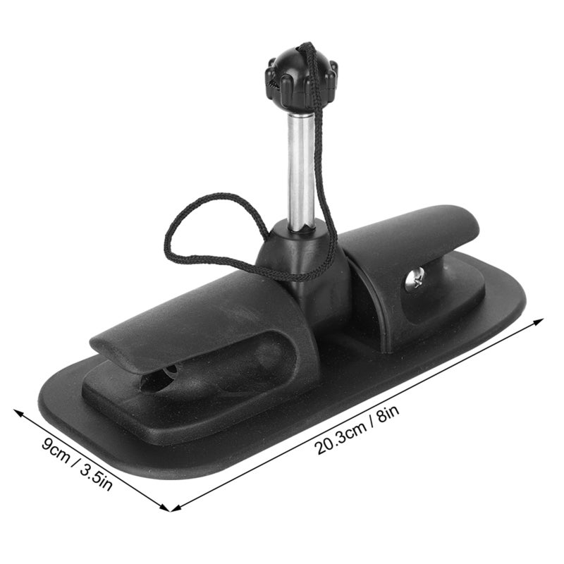 Inflatable Boat Oar Lock 2-Pack Rubber Paddle Holder - High Strength Kayak Oar Clip Mount for Inflatable Boats Kayaks Canoes Rafts - Image 3