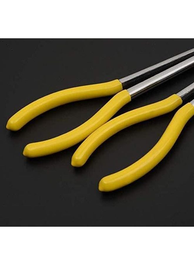 11 بوصة كماشة مستقيمة إبرة الأنف طويلة جدًا 20 درجة أداة إصلاح الأسلاك الدقيقة - Image 5