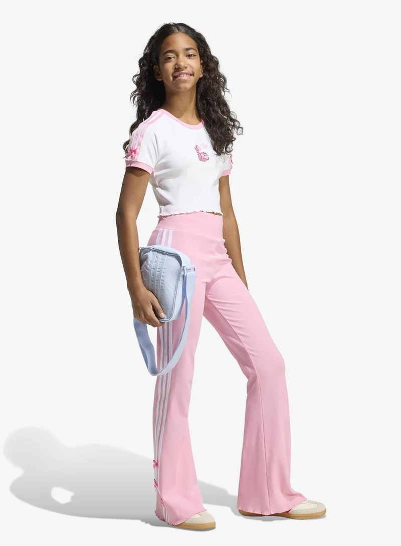 Adidas Originals WHITE/LTPINK Youth Disney Slim Crop T-Shirt for Women | Best Price UAE