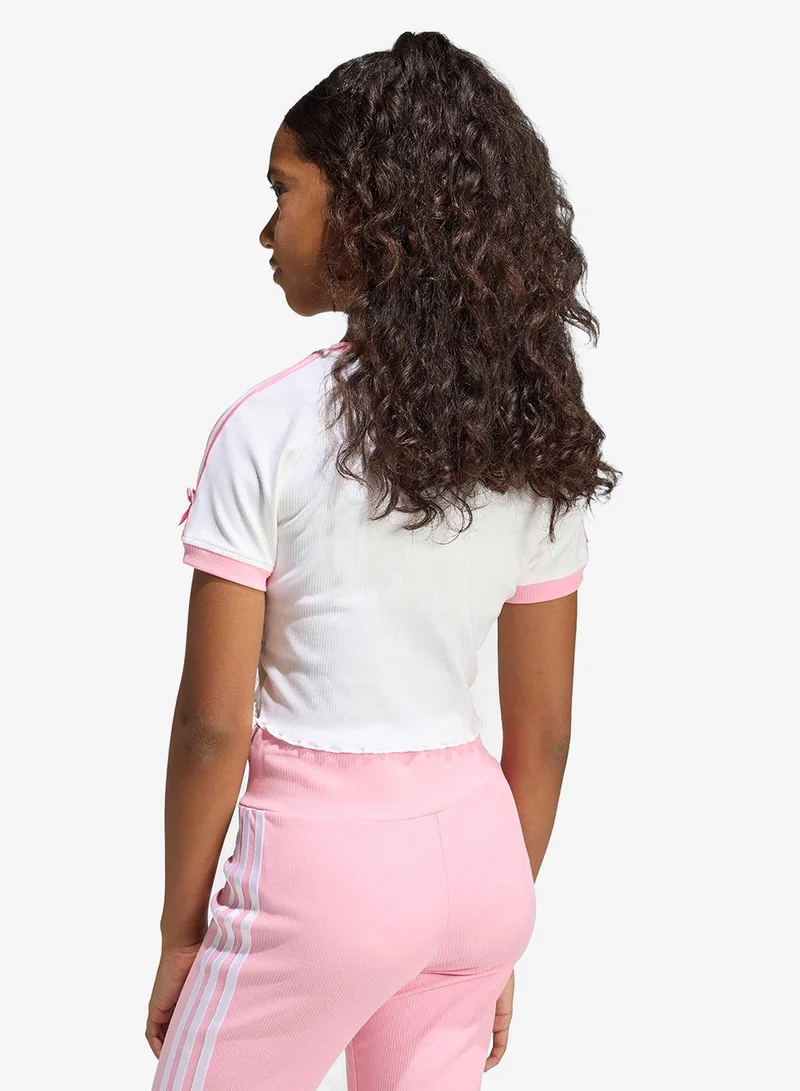adidas Originals Youth Disney Slim Crop T-Shirt