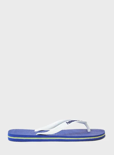 havaianas Brasil Logo Flip Flops