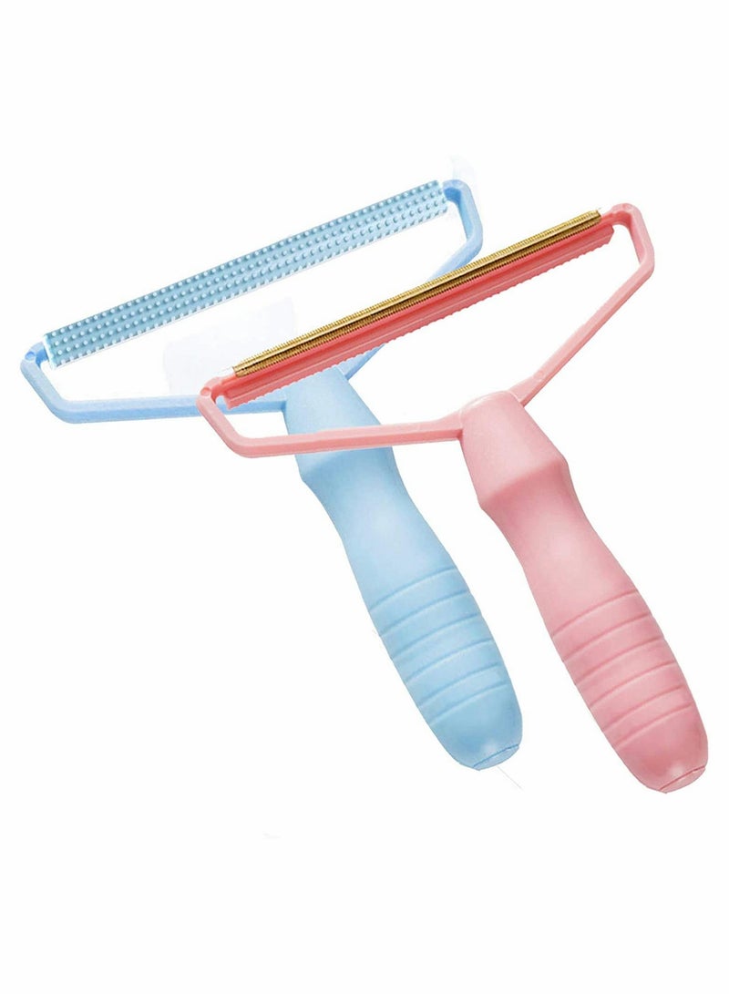 KASTWAVE 2 Pack Lint Roller, Portable Lint Remover Clothes Fuzz Shaver - Image 1