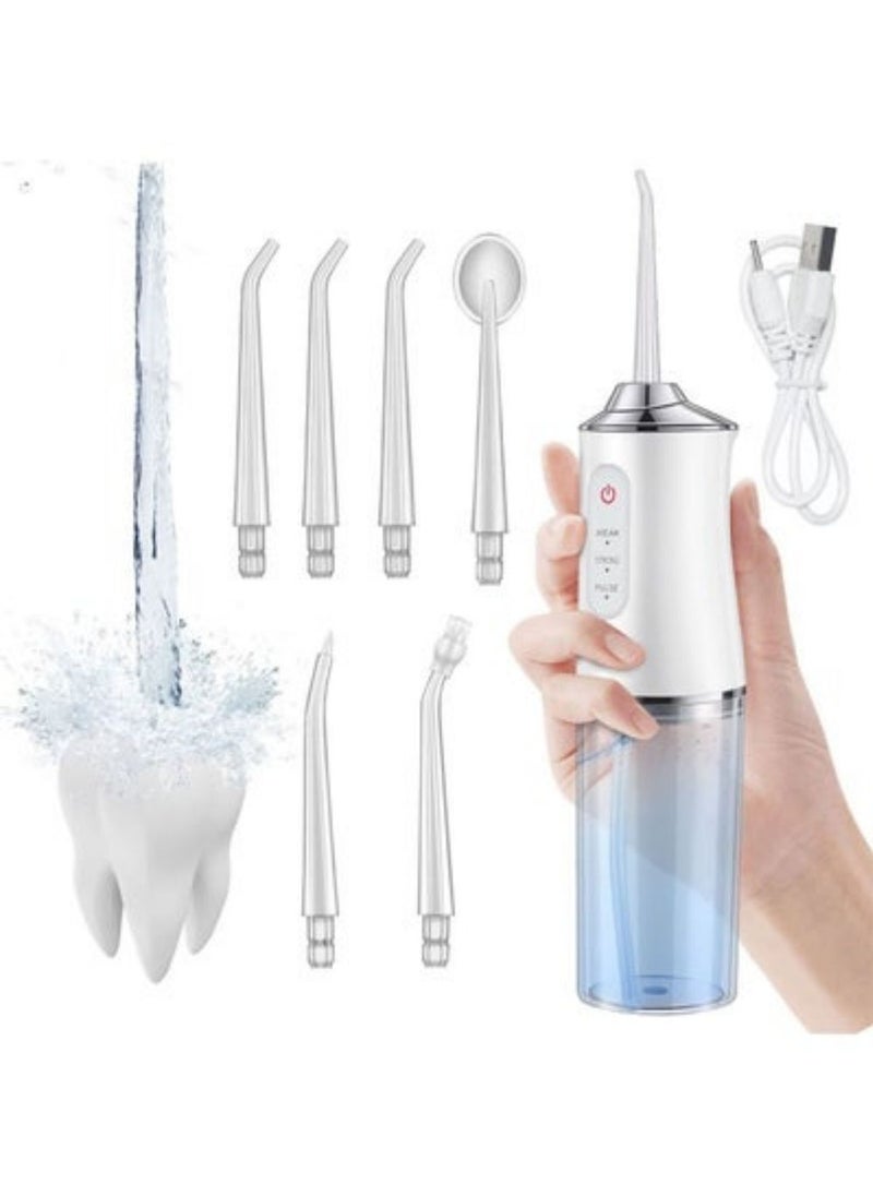 Elaimei Portable Dental Water Flosser With 6 Nozzles  - Image 1