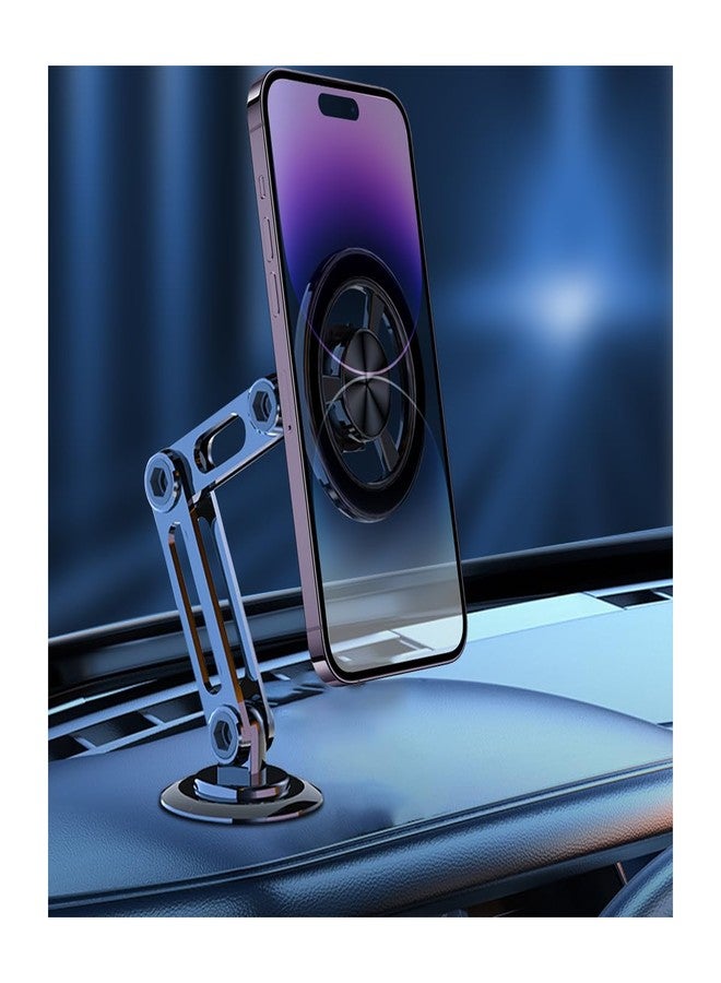 zipelo Magnetic Car Phone Holder, 360 Degree Adjustable Phone Mount for Auto Dashboard, Universal Car Accessories, Hands-Free Cell Phone Holder for iPhone 14 13 12 Android and More Smartphones - Image 1