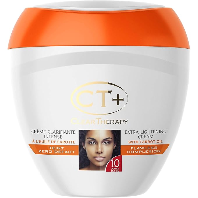 CT+ Clear Therapy CT + Extra ligntening Cream with Carrot Oil 400 ML