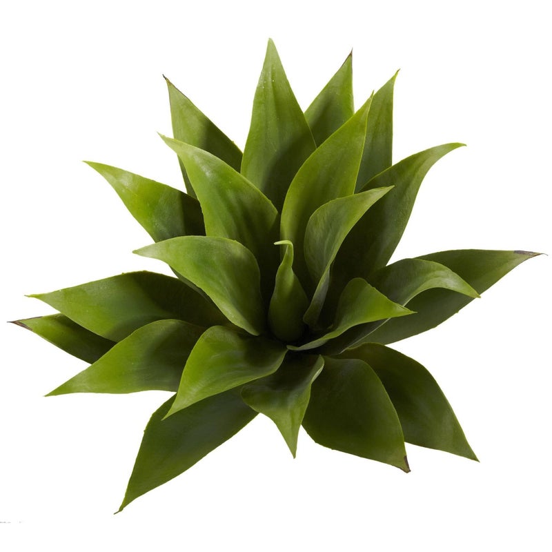 Nearly Natural 17in Agave Succulent Plant Set of 2