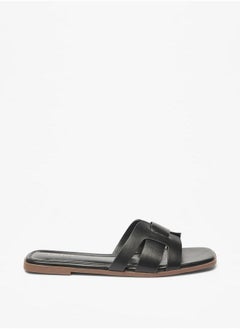 Celeste Women's Solid Slip-On Flat Sandals  - Image 1