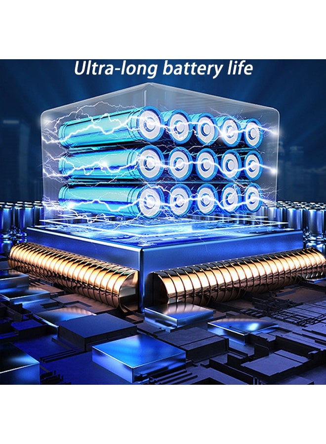 اوليو منفاخ هواء لاسلكي عالي السرعة 130,000 دورة في الدقيقة – منفاخ غبار محمول بشحن USB-C سريع – لتجفيف السيارة وتنظيف الأجهزة ولوحة المفاتيح - Image 5