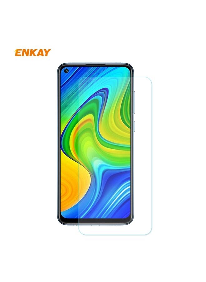 ENKAY Screen Protector For Redmi 10X 4G / Redmi Note 9 ENKAY Hat-Prince 0.26mm 9H 2.5D Curved Edge Tempered Glass Film 