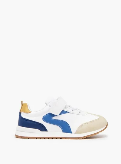 Mister Duchini Boys' Hook And Loop Sneakers