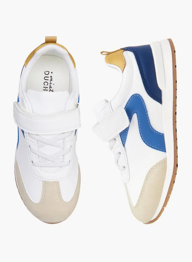 Mister Duchini Boys' Hook And Loop Sneakers