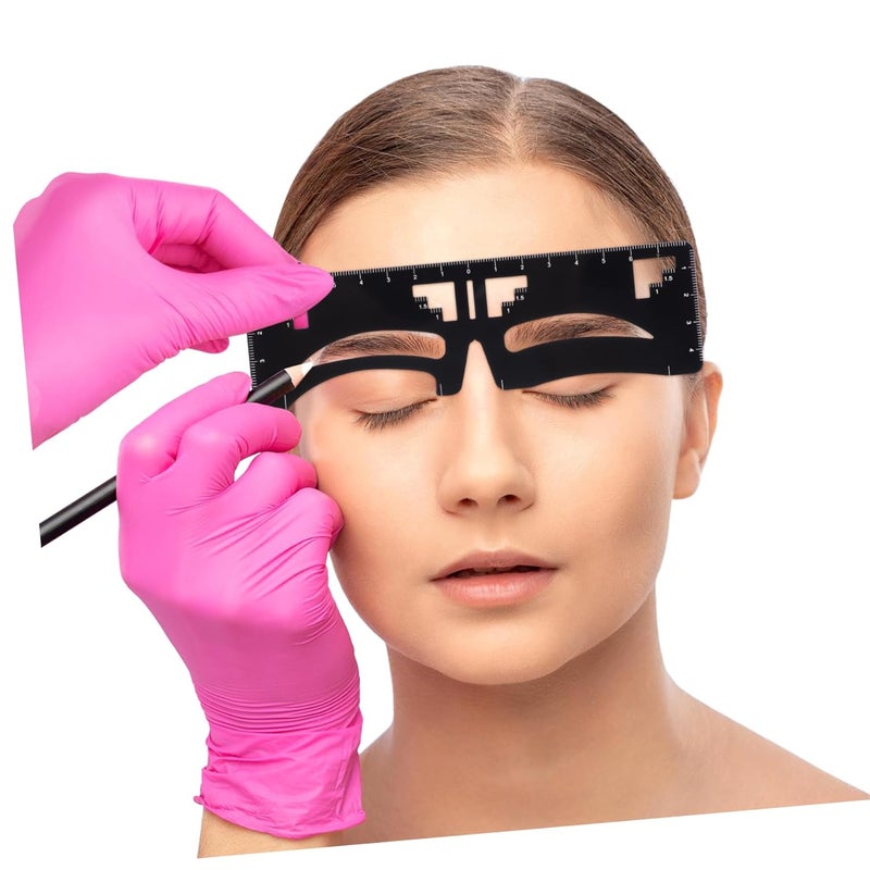 VICASKY Eyebrow Ruler Makeup Assist Device for Precise Brow Shaping and Three Point Positioning Easy to Use Eyebrow Designer Tool for Women Suitable for Beginners and Professionals - Image 3