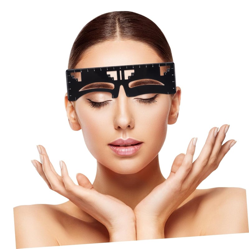 VICASKY Eyebrow Ruler Makeup Assist Device for Precise Brow Shaping and Three Point Positioning Easy to Use Eyebrow Designer Tool for Women Suitable for Beginners and Professionals - Image 2