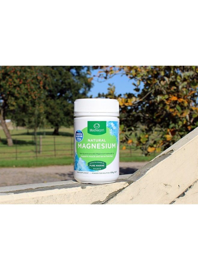Lifestream Natural Magnesium (Pure Marine Source) Powder 150g - Image 2