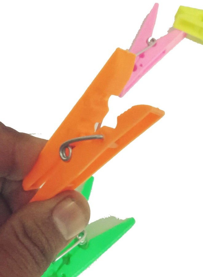 M2 Look Plastic Clips Clothes Pegs Multipurpose for Drying (Set of 24 Pc) - Image 4