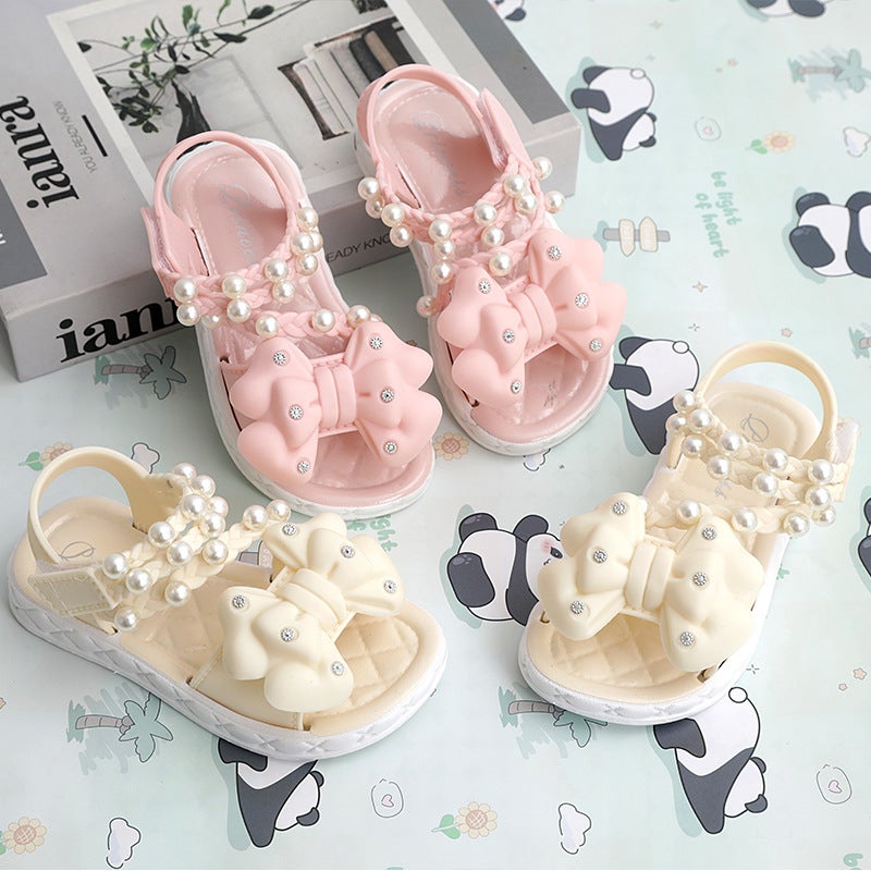 Children'S Sandals 0-3 Years Old Non-Slip Soft Sole Outer Wear Baotou Sandals Toddler Shoes Room - Image 2