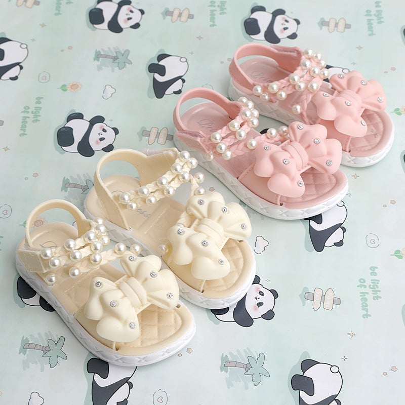 Children'S Sandals 0-3 Years Old Non-Slip Soft Sole Outer Wear Baotou Sandals Toddler Shoes Room - Image 3