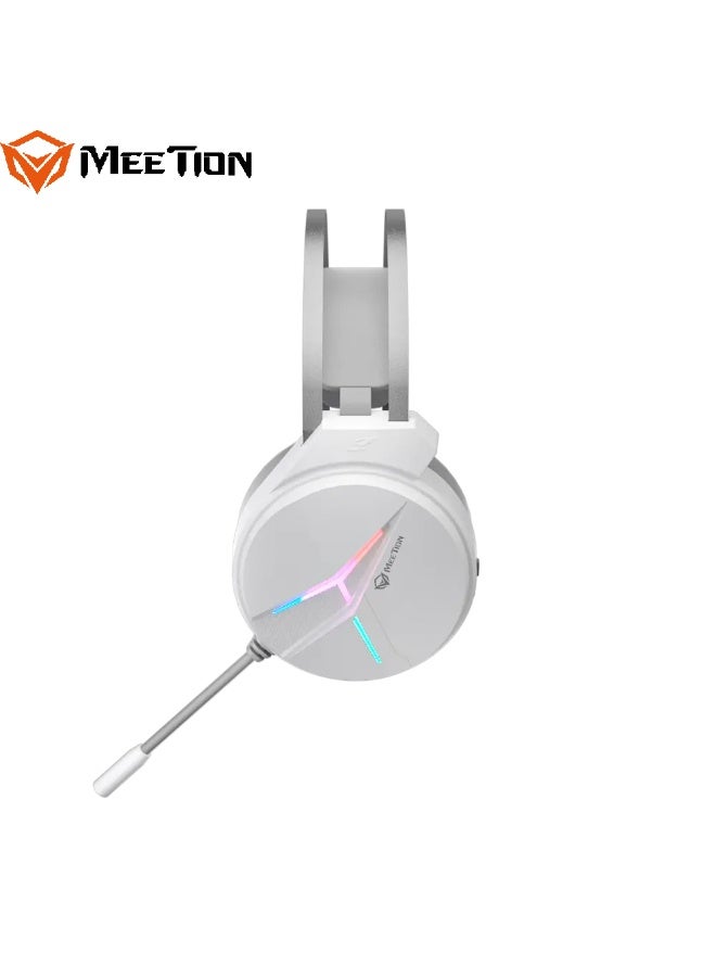 MEETION Stereo Triple Mode Gaming Headset BTH015 Triple-Mode Connectivity Immersive Stereo Sound Dual Audio Modes Ultra-Long Battery Performance Dynamic LED Backlight - Image 5