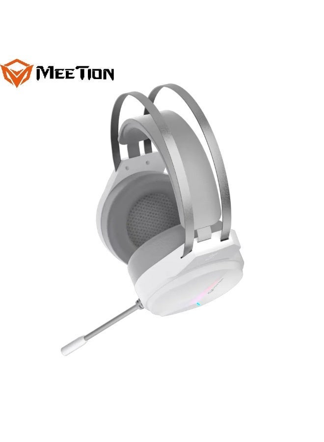 MEETION Stereo Triple Mode Gaming Headset BTH015 Triple-Mode Connectivity Immersive Stereo Sound Dual Audio Modes Ultra-Long Battery Performance Dynamic LED Backlight - Image 4