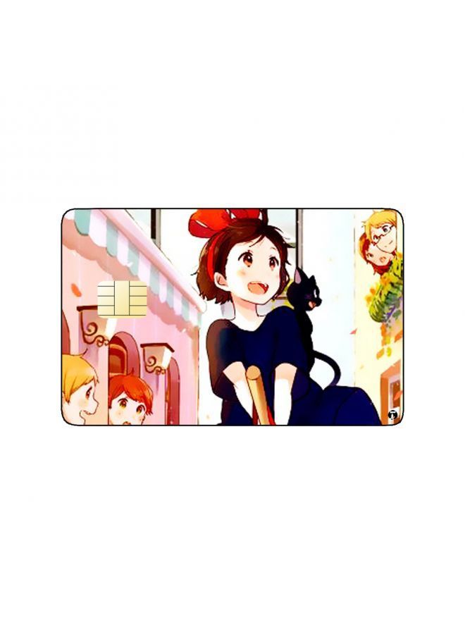 RKN PRINTED BANK CARD STICKER Kiki's Delivery Service Anime - Image 1